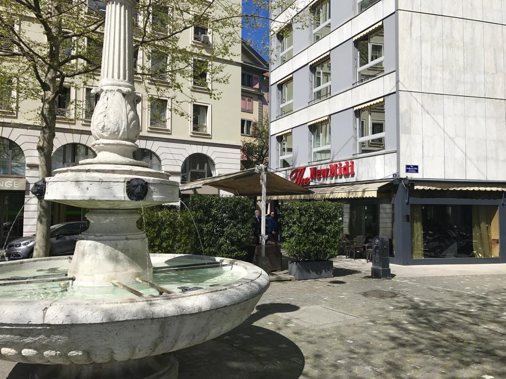 The New Midi Hotel Geneva Bagian luar foto